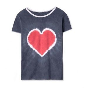 Pretties Venice Tie Dye Heart Baby Tee